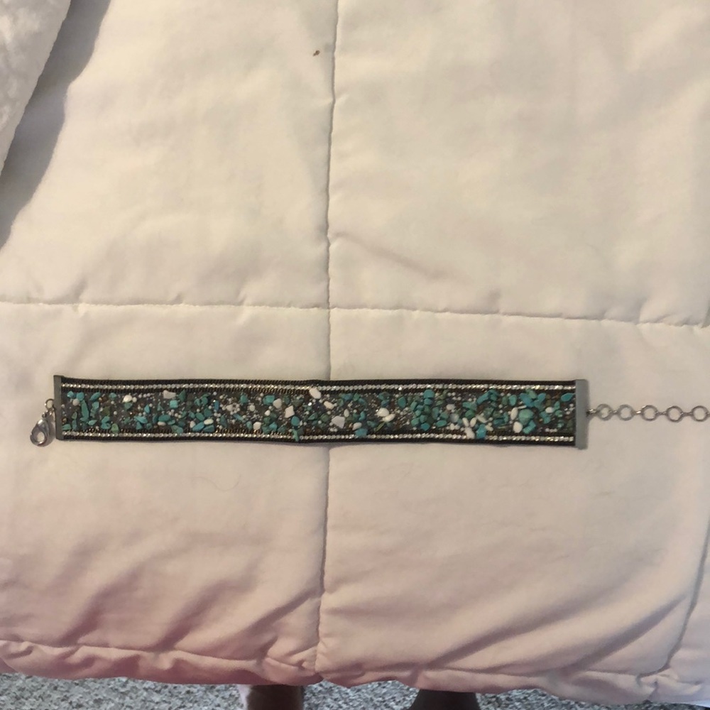 Turquoise beaded choker